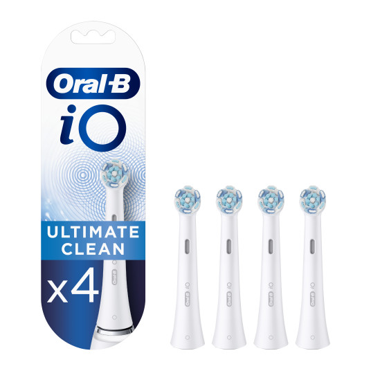 Zobu birstes uzgaļi Oral-B iO CW-4 Ultimate Clean, Balti