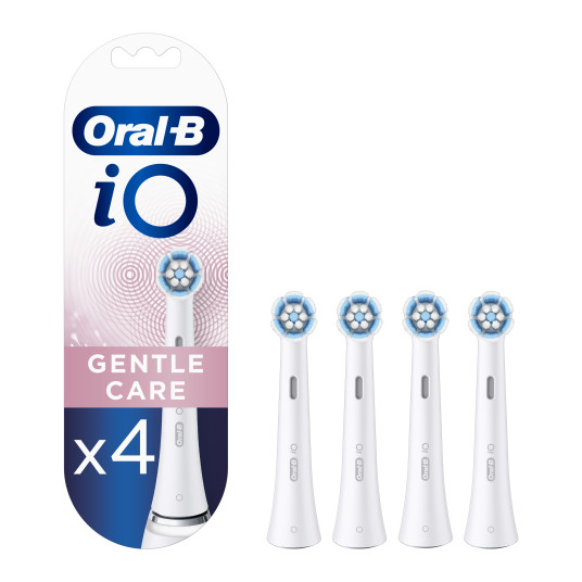 Zobu birstes uzgaļi Oral-B iO SW-4 Gentle Care, Balti