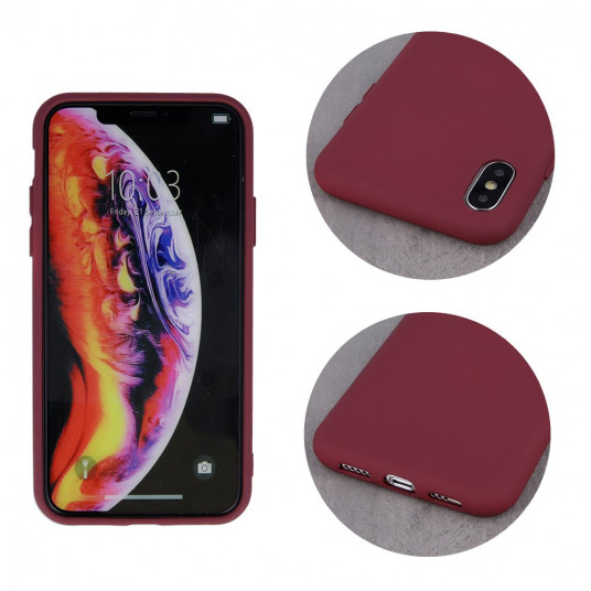 Mocco Silicone Case for Apple iPhone 13 Pro Burgundy