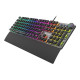 Klaviatūra Genesis Thor 400, RGB, US layout, Wired, Black/Slate
