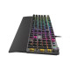 Klaviatūra Genesis Thor 400, RGB, US layout, Wired, Black/Slate