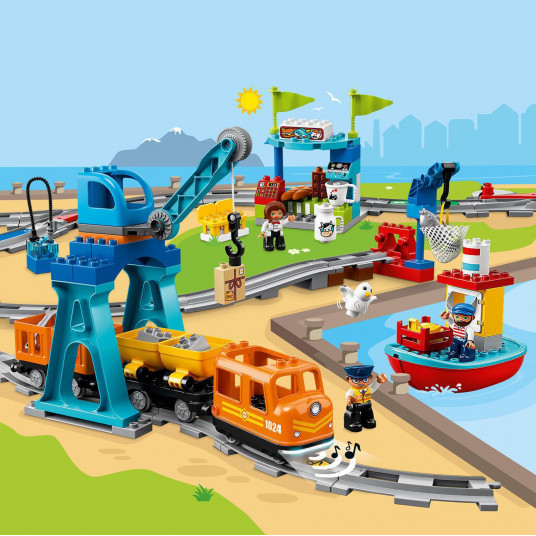 LEGO® 10875 DUPLO Town Kravas vilciens