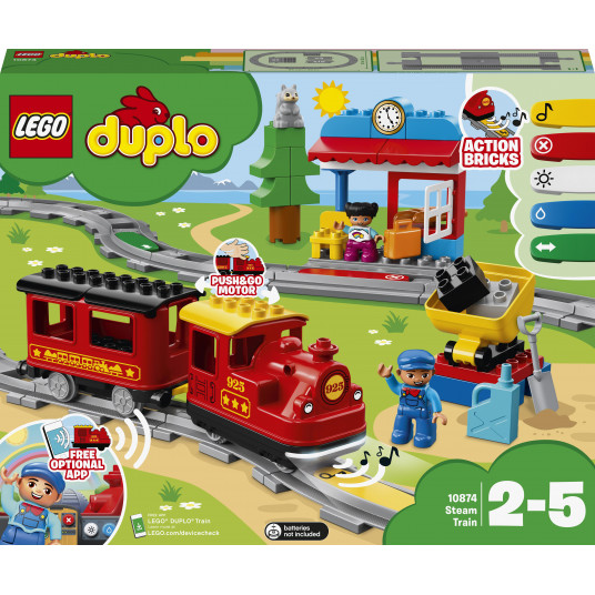 LEGO® 10874 DUPLO Town Tvaika lokomotīve