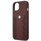 BMW BMHCP13MRSPPR Leather Back Case For Apple iPhone 13 Red
