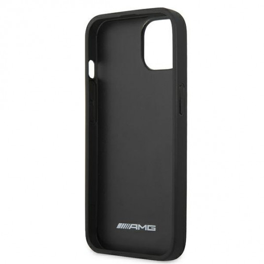 AMG AMHCP13SDOLBK Leather Back Case For Apple iPhone 13 Mini Black