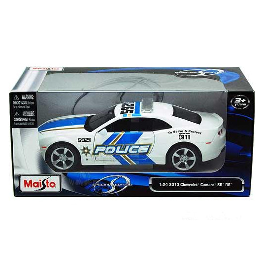 MAISTO Die Cast auto Chevrolet Camaro SS RS Police 2010 1:24 , 31208