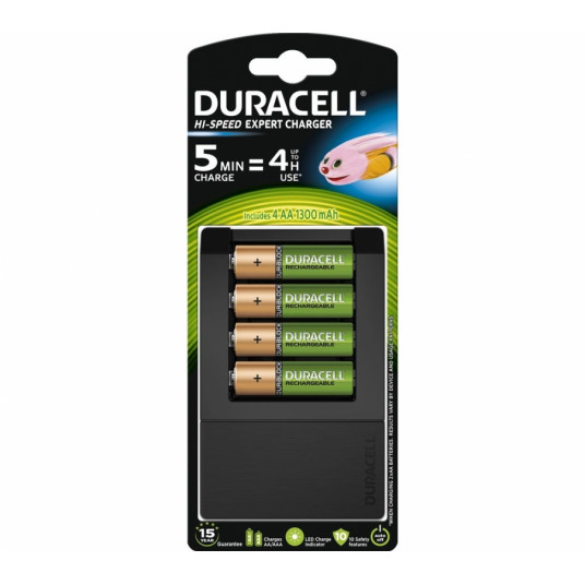 Charger DURACELL CEF15 (5 min) + 4AA 1300mAh