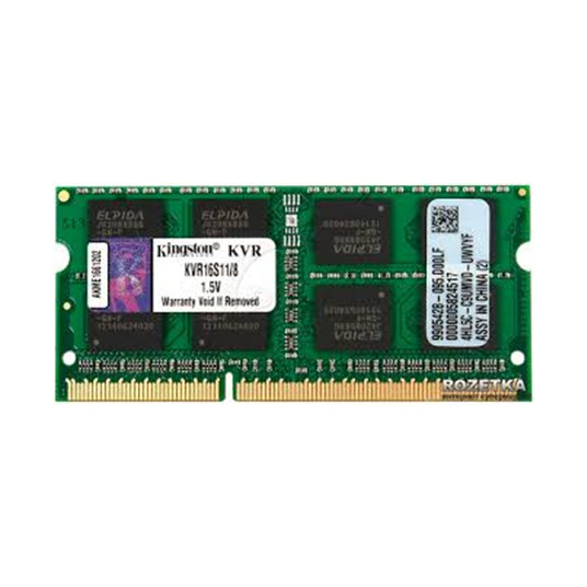 Operatīvā atmiņa Kingston 8GB DDR3 1600MHz PC3-12800