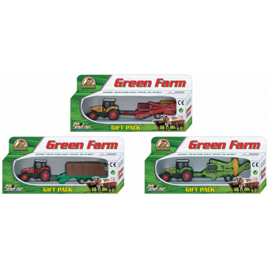 PIONEER playset GREEN FARM, 3 asst., PT413