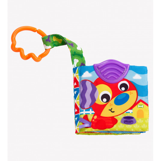 PLAYGRO Rotaļlieta  A Day at the Farm Teether Book, 0186967