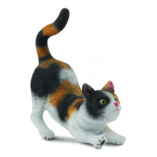 COLLECTA 3-Colour House Cat - Stretching (S), 88491