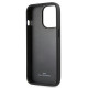 BMW BMHCP13LRSPPK Leather Back Case For Apple iPhone 13 / 13 Pro Black