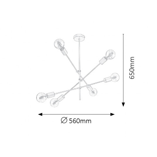 Griestu lampa RABALUX Lanny 2104