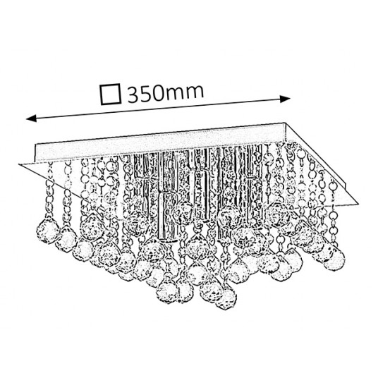 Griestu lampa RABALUX Corinna 2618