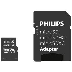 Philips MicroSDXC Card 64GB Class 10 UHS-I U1 incl. Adapter