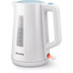 Philips Kettle HD9318/70 Electric, 2200 W, 1.7 L, Plastic, 360° rotational base, White