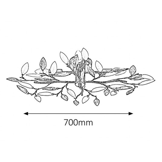 Iekarināmā lampa RABALUX Lilian 2849