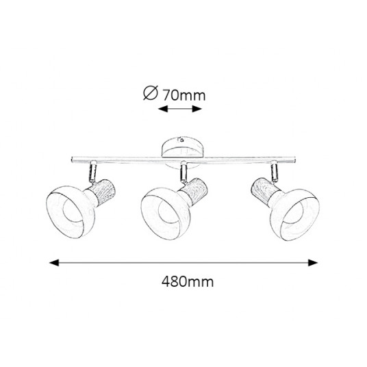 Griestu lampa RABALUX Holly 5945