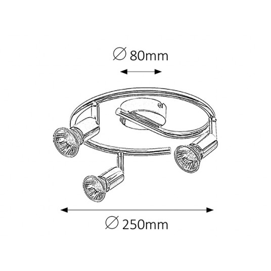 Griestu lampa RABALUX Norton 6048