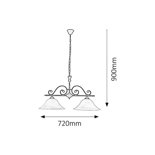 Iekarināmā lampa RABALUX Dorothea 7777