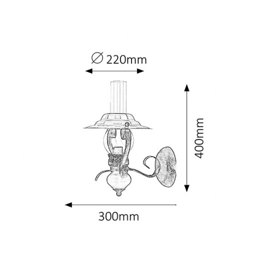 Sienas lampa RABALUX Enna 7868