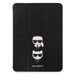 Karl Lagerfeld Saffiano KLFC11OKCK Book Cover Case For Tablet Apple iPad 11" Pro 2021 Black