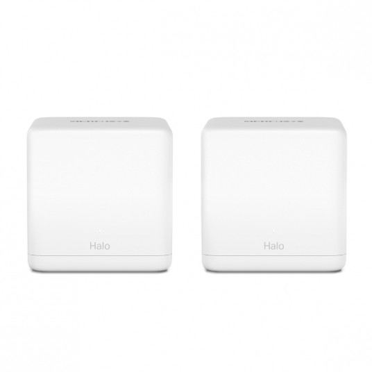 Mercusys AC1300 Whole Home Mesh Wi-Fi System Halo H30G (2-Pack) 802.11ac, 400+867 Mbit/s, Ethernet LAN (RJ-45) ports 2, Mesh Support Yes, MU-MiMO Yes, White