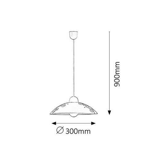 Iekarināmā lampa Bloomy 1848