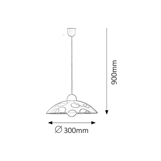 Iekarināmā lampa RABALUX Ada 1844