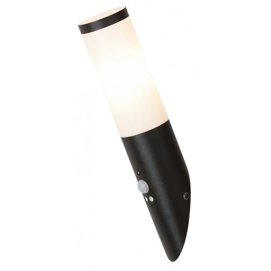 Sienas lampa ar kustības sensoru RABALUX Black torch 8146