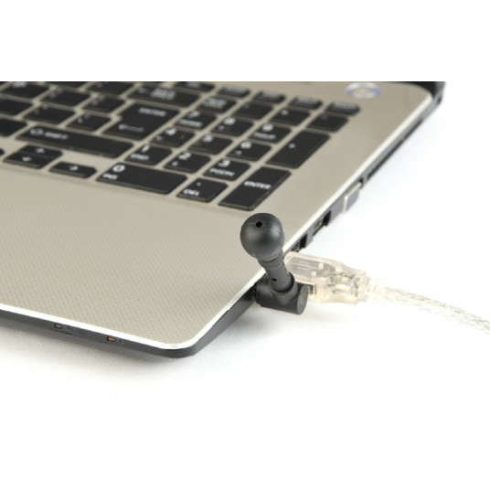 Gembird Mini microphone MIC-203 3.5 mm, Black