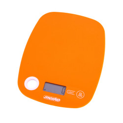 Mesko virtuves svari MS 3159o Maksimālais svars (ietilpība) 5 kg, Gradācija 1 g, Displeja tips LCD, Oranžs