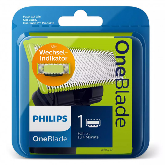 Philips Shaver replaceble blade QP210/50 Number of shaver heads/blades 1, Zaļš/Melns
