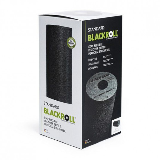 Masāžas rullītis Blackroll Standard, melns