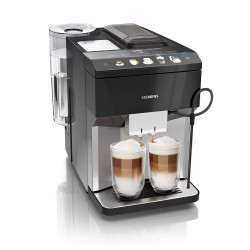 SIEMENS automātiskais kafijas automāts TP507R04 Sūkņa spiediens 15 bar, Iebūvēts piena putotājs, Pilnībā automātisks, 1500 W, Melns