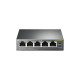 TP-LINK Switch TL-SG1005P Unmanaged, Desktop, 1 Gbps (RJ-45) portu skaits 5, PoE portu skaits 4, Barošanas avota veids Ārējais
