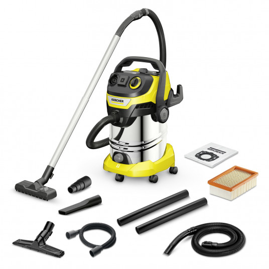 Mitrās un sausās tīrīšanas putekļu sūcējs Karcher WD 6 PS V-30/8/22 / T ATJAUNOŠANA (1.628-376.0)