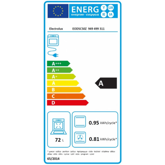 Cepeškrāsns Electrolux EOD5C50Z