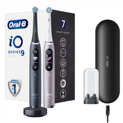 Elektriskā zobu birstes BRAUN iOM9D.2J2.2AD Duo Melns / Rozā
