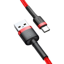 Lādētājs BASEUS USB 2.0 1.0m sarkans