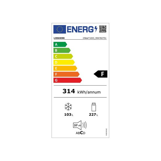 Ledusskapis Liebherr CNbef 5203
