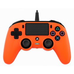 Spēļu panelis Nacon Compact Controller PS4, Wired, Orange