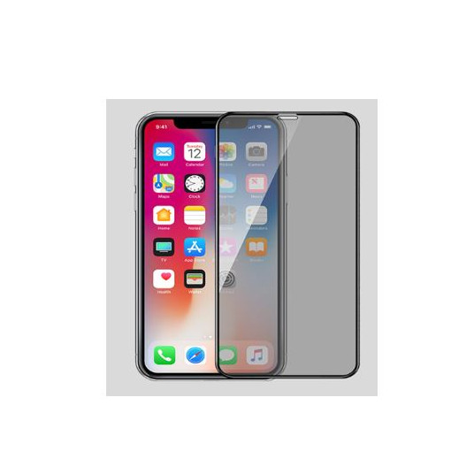 Comma Batus 3D izliekts privātuma rūdīta stikla iPhone 11 Pro Max melns