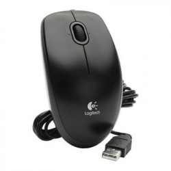 Logitech B100 Business, USB optiskā pele, Black