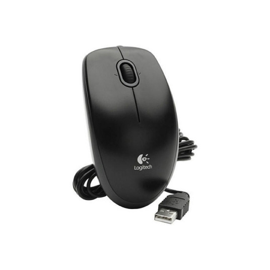 Logitech B100 Business, USB optiskā pele, Black