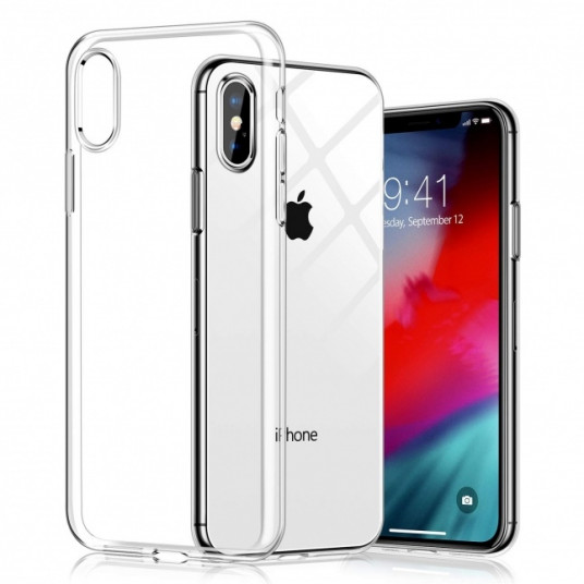Nake Back Cover iPhone XS MAX (caurspīdīga)