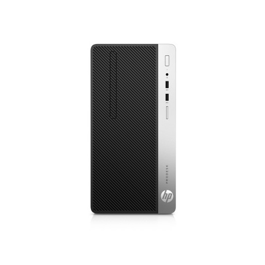HP 400 G6 PRODESK MT - i3-9100, 8GB, 256GB SSD NVMe, Nr 3rd Port, DVD-RW, USB pele, Win 10 Pro, 1 gads