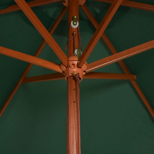 Saulessargs, 200x300 cm, koka kāts, zaļš