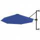 Saulessargs ar metāla kātu, zils, 300 cm